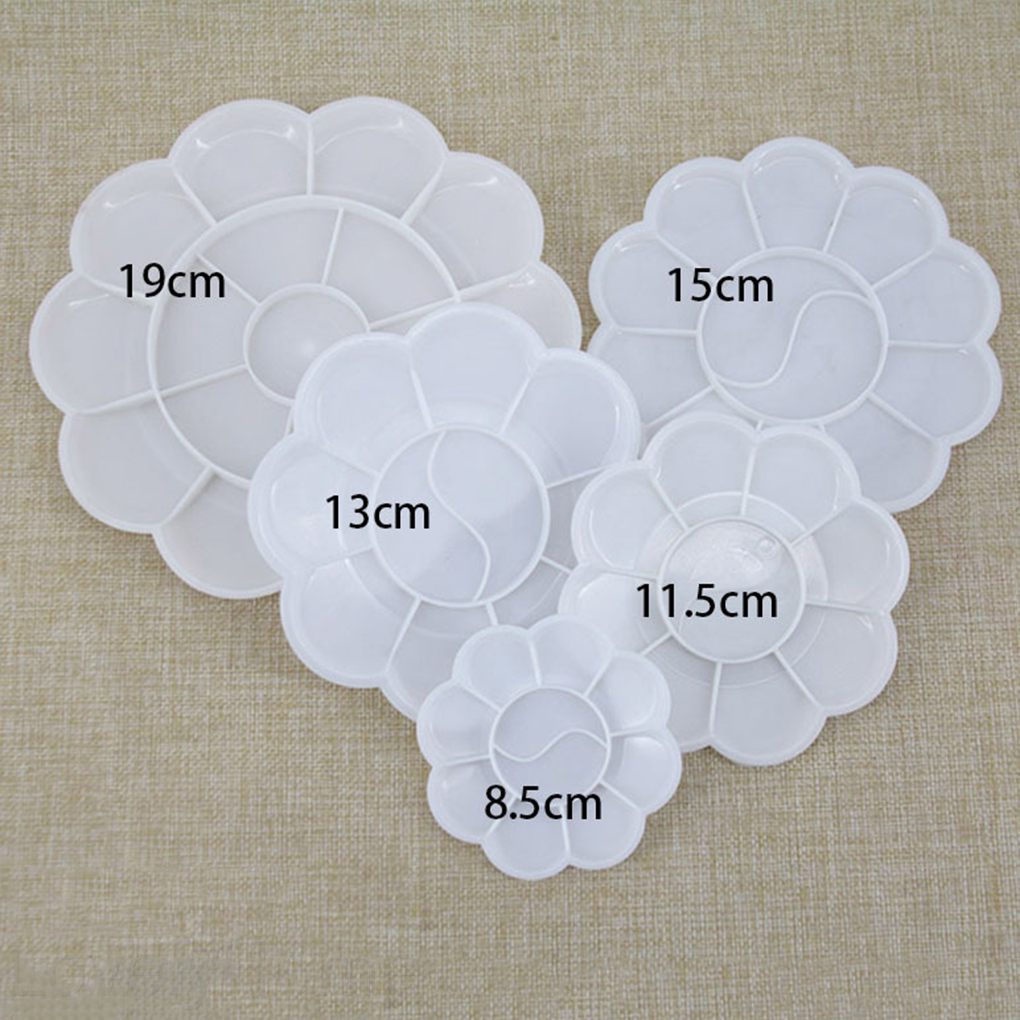 Khay pha màu nước bằng nhựa cho người lớn và trẻ em