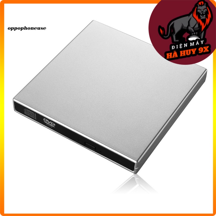 ĐIỆN MÁY 9X-Đầu đọc đĩa CD-RW DVD thiết kế dùng rời kết nối cổng USB dành cho máy tính/laptop