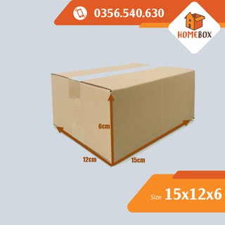 15x12x6 Combo 100 hộp carton đóng hàng