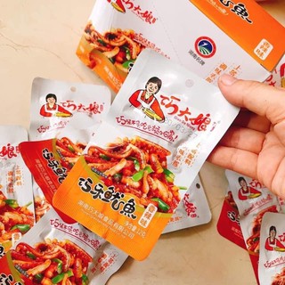 Râu mực cay Bà dì nội địa Trung - Combo 10 Gói