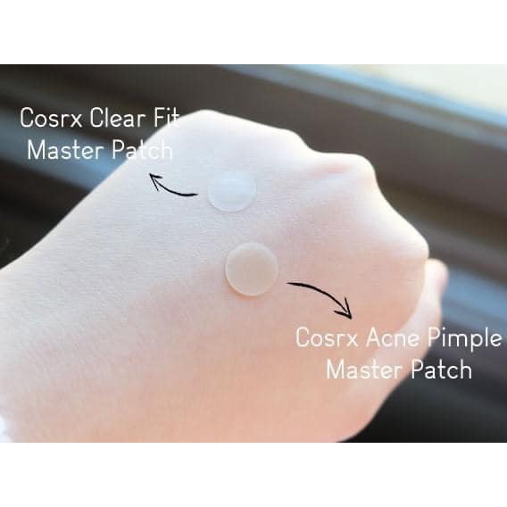 Miếng dán mụn Cosrx Ance Pimple đỏ giảm mụn sưng bọc / Clear Fit Master Patch đen che mụn tàng hình