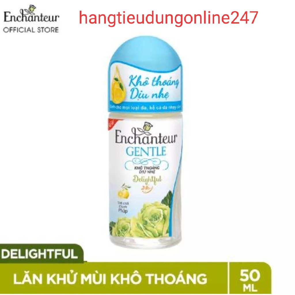 Lăn khử mùi trắng da Enchanteur Gentle Delightful, Sensation, Charming dưỡng trắng vùng dưới cánh tay 50ml | BigBuy360 - bigbuy360.vn