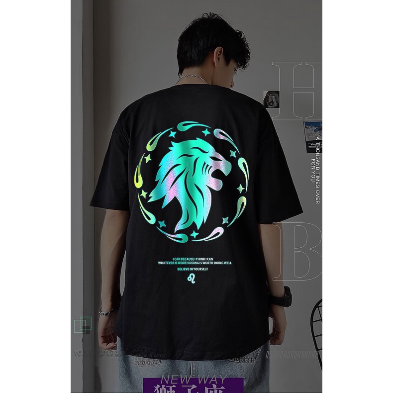 Áo Thun Unisex N7F Tay Lỡ Nam Nữ Form Rộng Phản Quang In Hình Hổ N7F001 | BigBuy360 - bigbuy360.vn