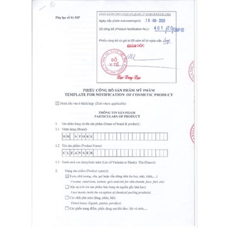 Sữa rửa mặt tẩy trang HM Store