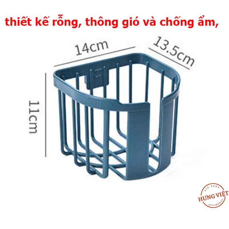 Rổ đựng giấy vệ sinh và đồ gia dụng, kèm miếng dán siêu chắc chắn [RO GIAY VE SINH]