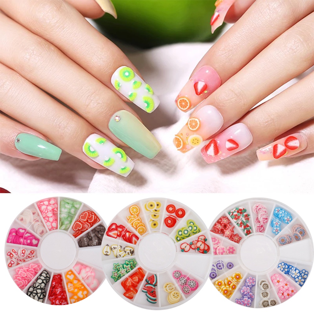 Đất Sét Mềm Trang Trí Nail 12 Loại