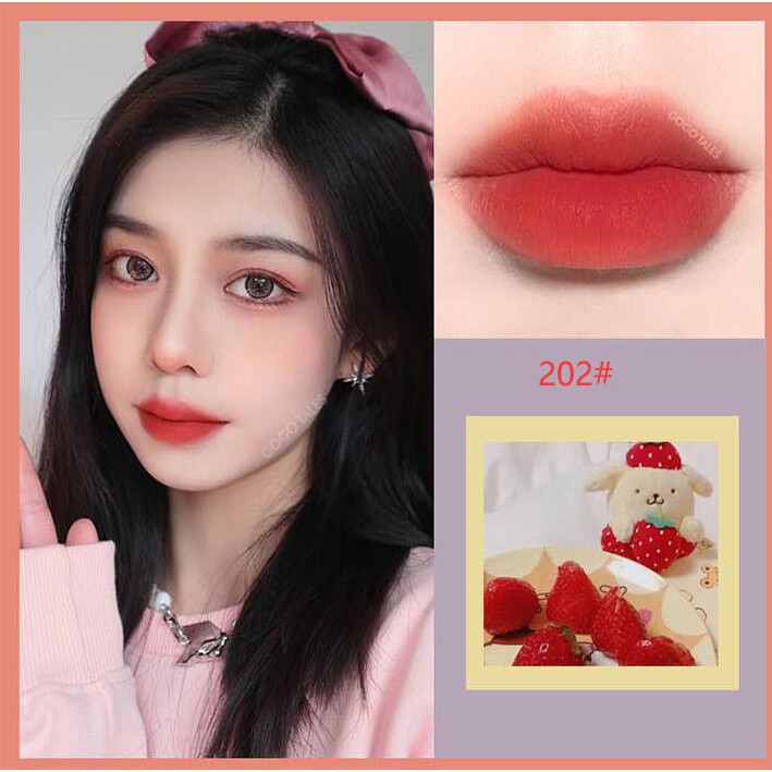 Son lì GOGO TALES vỏ trắng mịn mượt mềm môi Small Cream Soft Mist Lipstick | BigBuy360 - bigbuy360.vn