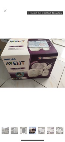 Máy hút sữa avent hoa tuyết.