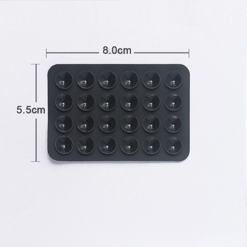 Giá Đỡ Điện Thoại / Máy Nghe Nhạc VR Mobile MP4 GPS Hình Vuông Bằng Silica Gel Có Giác Hút Cao Su Tự Dính