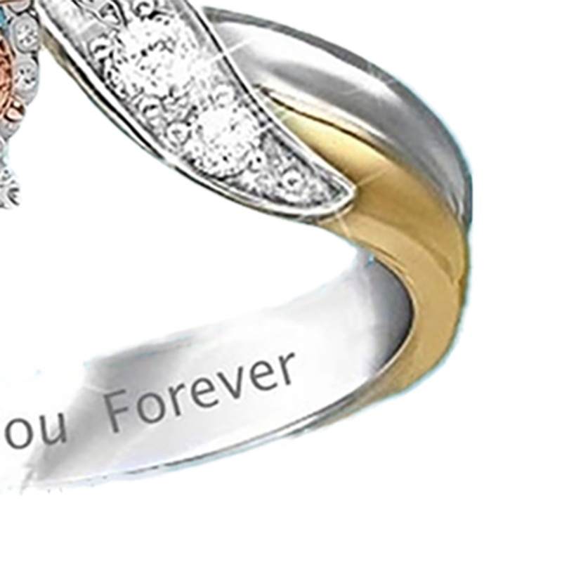 Nhẫn Đính Đá Zirconia Hình Chú Rùa Koala Dễ Thương Cho Nữ