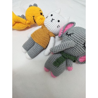 Combo 3 Gấu len handmade xinh xắn