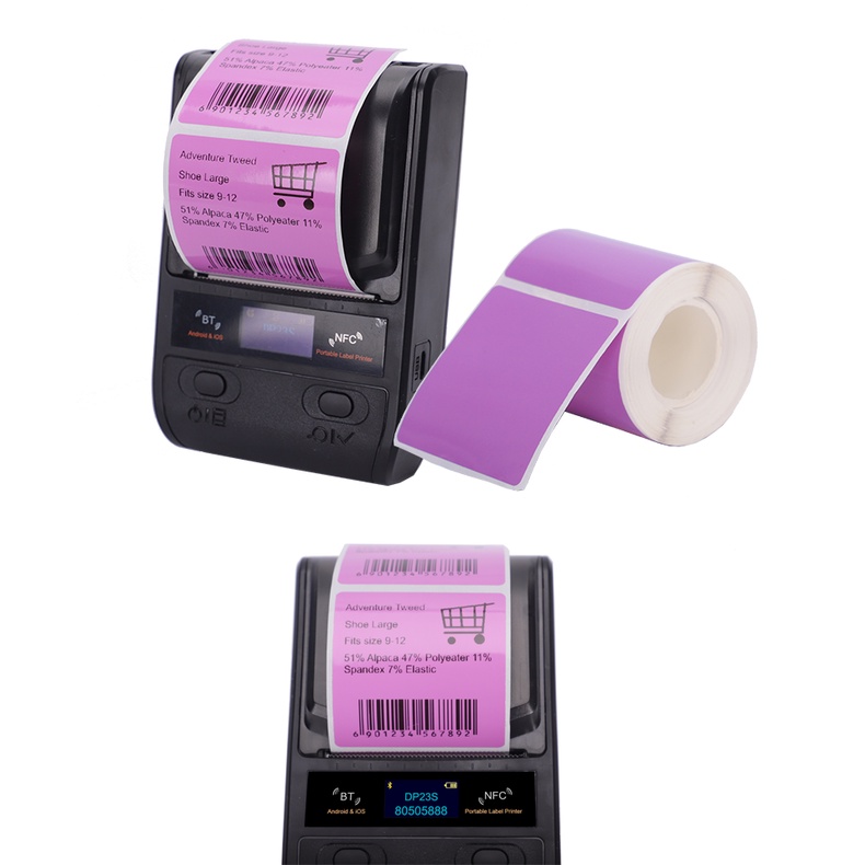 DETONGER Nhãn dán nhãn nhiệt màu Giấy in nhiệt Nhãn nhiệt màu Nhãn cảnh báo Nhãn thiết bị