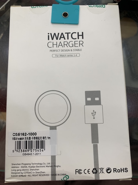 [Sale] Dây xạc Apple Watch ( Hàng chính hãng Cotechci )