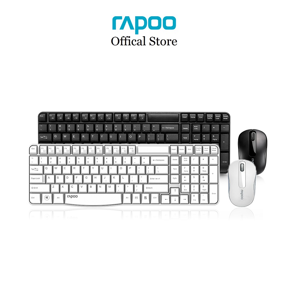 Combo bàn phím và chuột Rapoo X1800S Wireless Multimedia