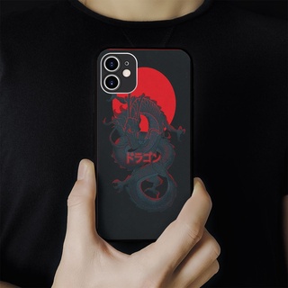 Ốp điện thoại con rồng đen cho iphone 6 - iphone 13 SPD20220052
