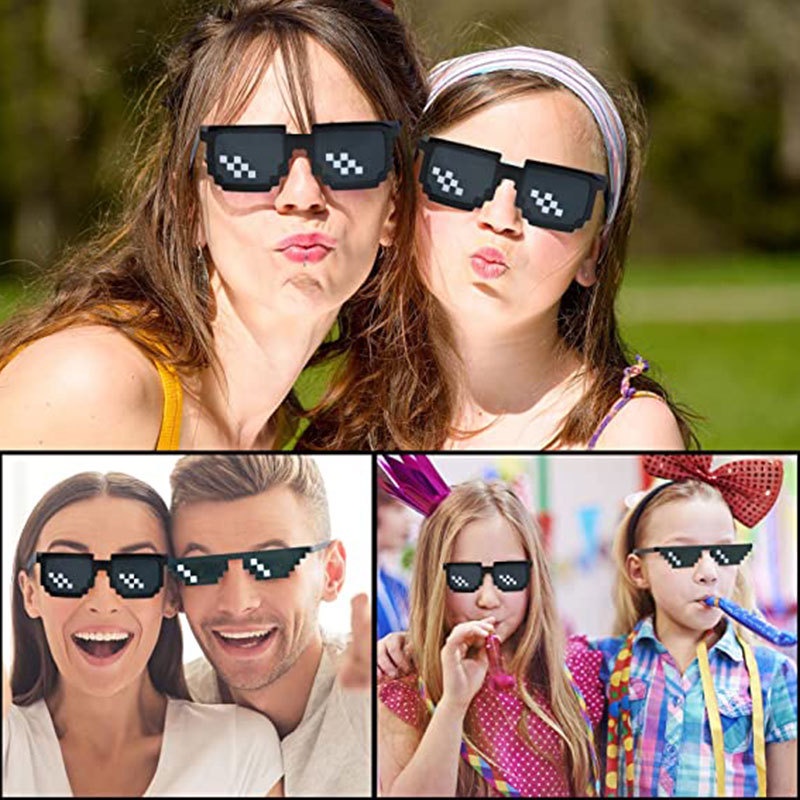 1 Kính Mát Cosplay Game Minecraft Thug Life