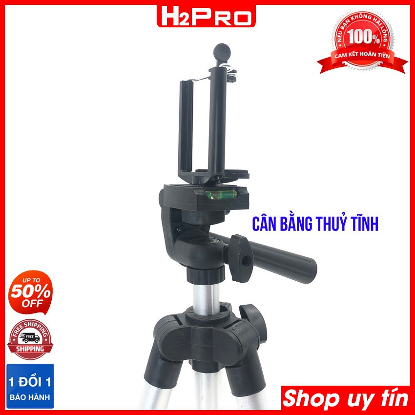 Giá đỡ điện thoại 3 chân Tripod 3110 H2Pro chính hãng, giá đỡ 3 chân cho điện thoại-máy ảnh cao 1m