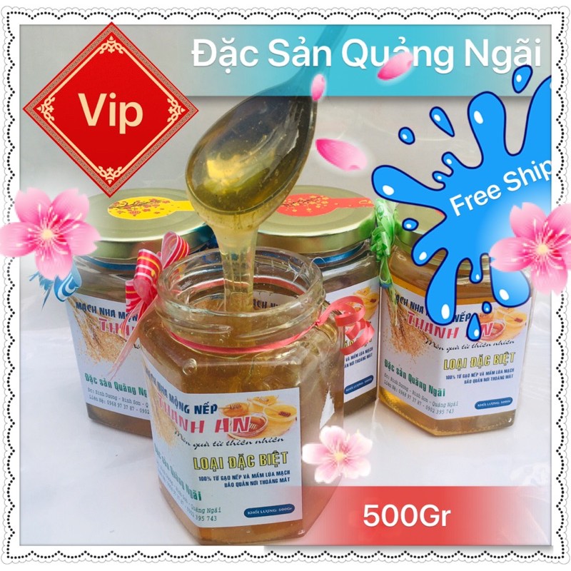 600Gr Kẹo Mạch Nha Thanh An Đặc Sản Quảng Ngãi - Kẹo loại 1