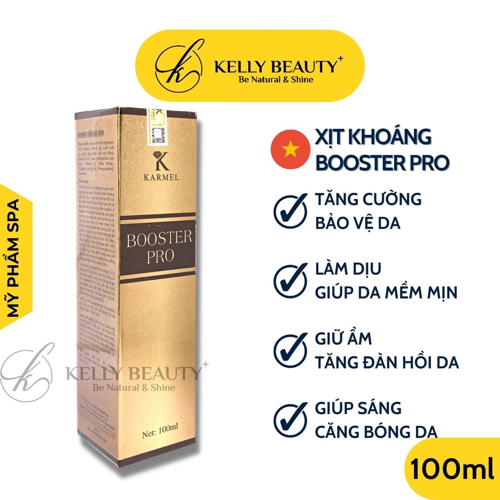 Khoáng Thần Sáng Da KARMEL 100ml – Tăng Cường Giữ Ẩm; Giúp Mịn Màng, Trắng Sáng Da; Chống Lão Hóa | Kelly Beauty