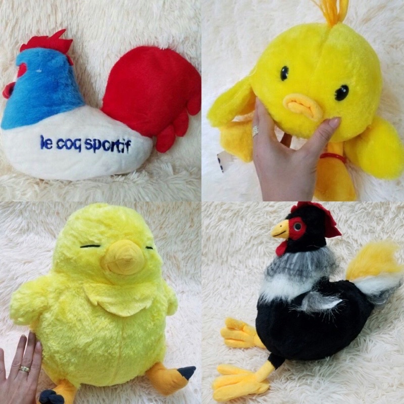 gấu bông con gà giống như thật