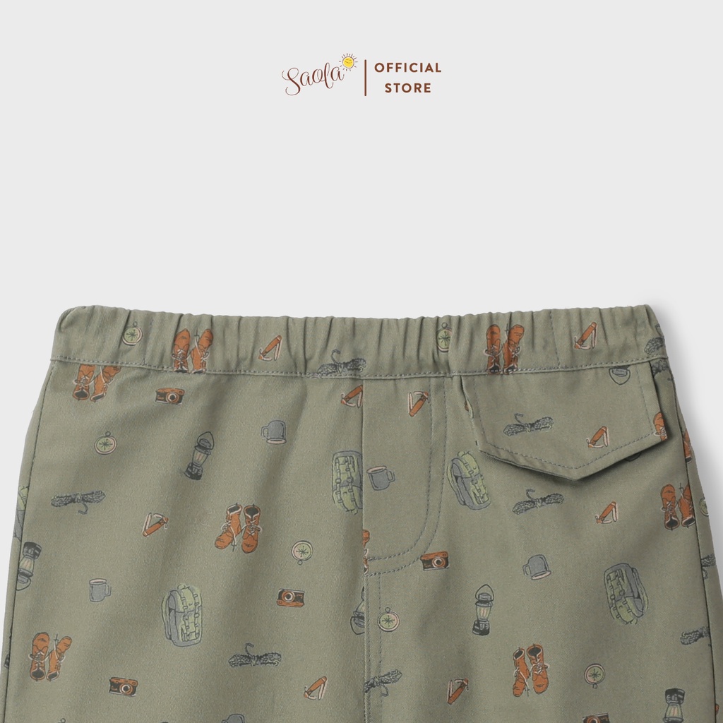 Quần Short Kaki Họa Tiết Cho Bé Trai - DELODIN PANTS - PAL011 - SAOLA  KIDS CLOTHING