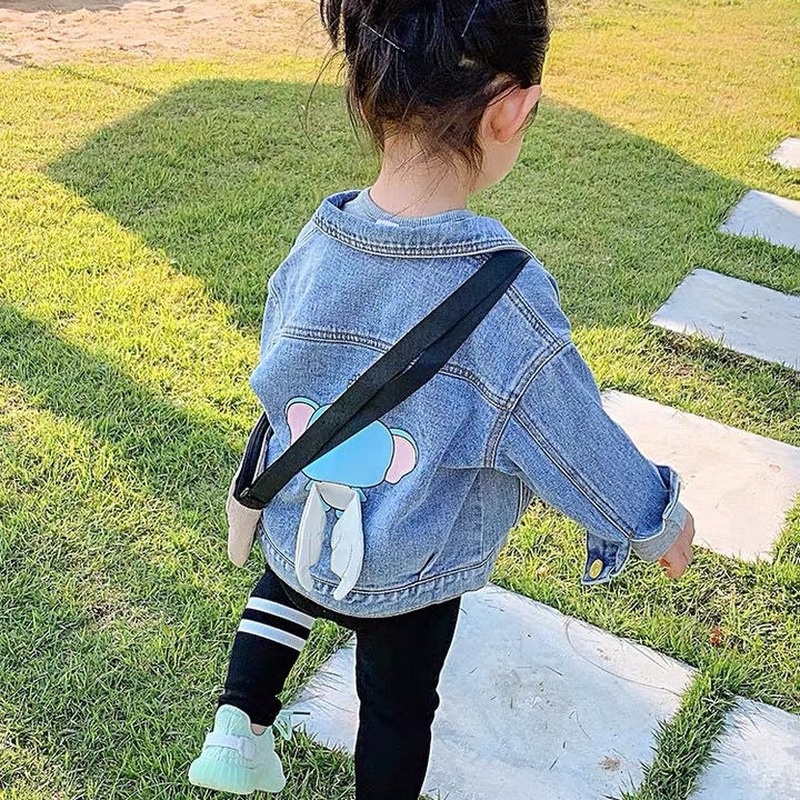 Áo Khoác Denim Thời Trang Xuân Thu Cho Bé