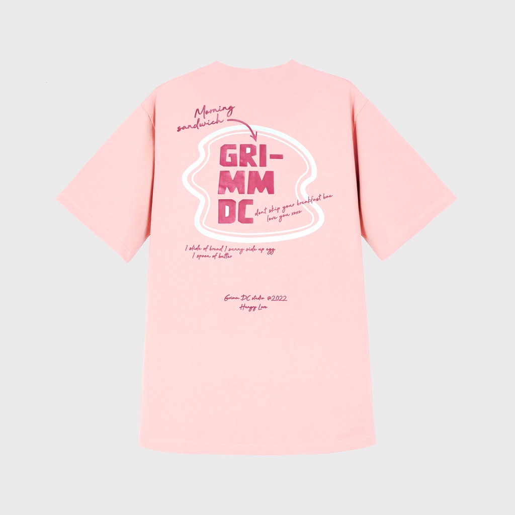 Grimm DC Áo Hungry love | Breakfast // Pink