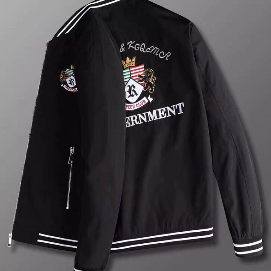 Áo khoác unisex cặp đôi , 2 lớp, vải dù, có túi trong dây kéo hông và nón mẫu MS8023