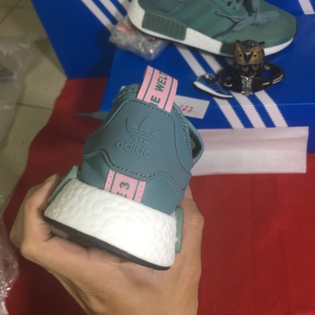 Giầy Adidass NMD R2 ( xanh)