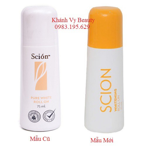 Lăn khử mùi Scion Pure White Roll On 75ml