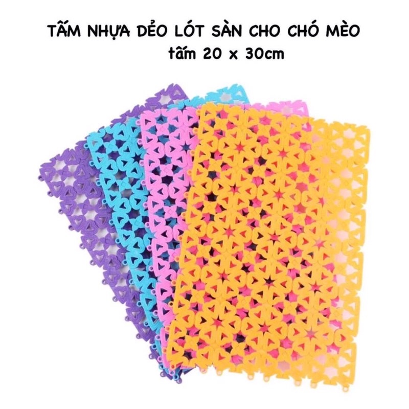 THẢM NHỰA DẺO LÓT CHUỒNG CHÓ MÈO