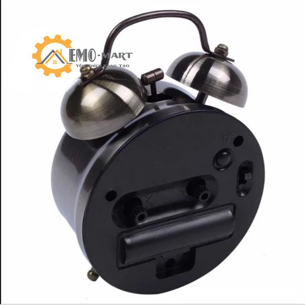 Đồng hồ báo thức TWIN BELL ⚡️𝐅𝐑𝐄𝐄 𝐒𝐇𝐈𝐏⚡️ Kiểu dáng chuông cổ điển - Chuông to | BigBuy360 - bigbuy360.vn