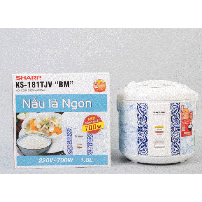Nồi cơm điện Sharp KS-181TJV BM