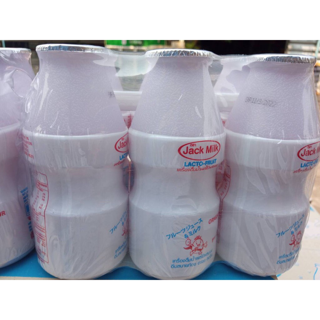 [Giá Sỉ] Thùng 36 chai x 200ml Sữa Chua Uống Lên Men JackMilk Thái Lan uống là nghiền