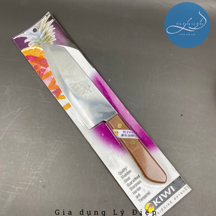 Dao Thái Lan KiWi Cán Gỗ Loại 1 - Dao Nhà Bếp Cán Gỗ 171