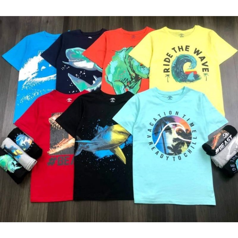 Bộ cộc tay bé trai size đại cotton xuất dư chất mỏng mát