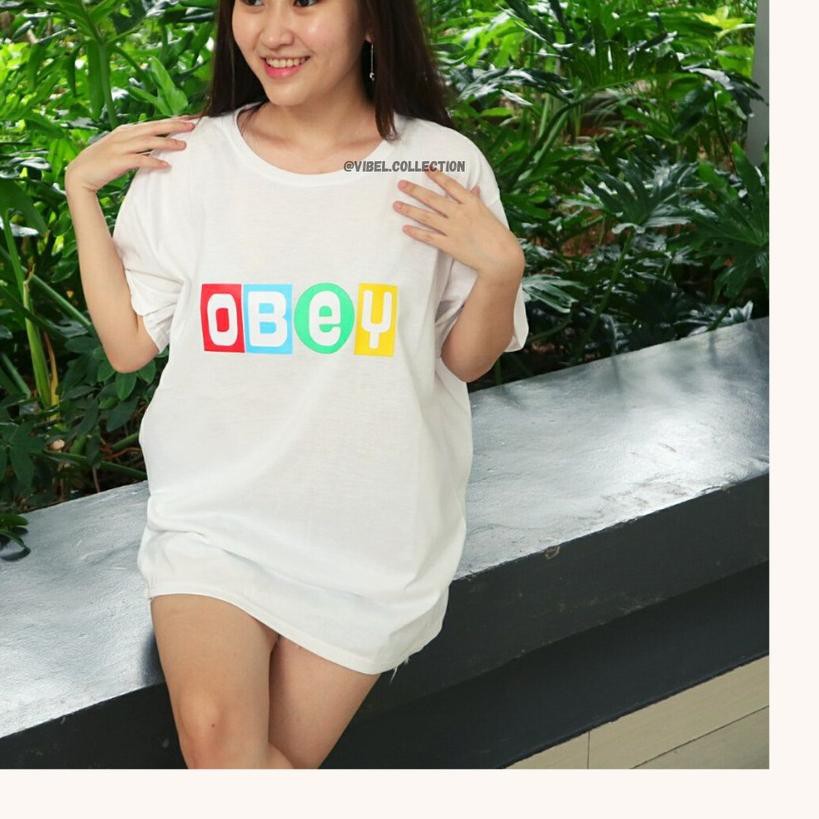 ♣ Áo Thun Obey JHOPE | Áo Thun OVERSIZE Màu Trắng Đen In Chữ TUMBLR TEE KPOP DISNEY BERSHKA Cơ Bản BTS ✥