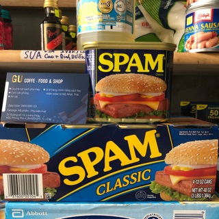 Thịt hộp 340g Spam của Mỹ