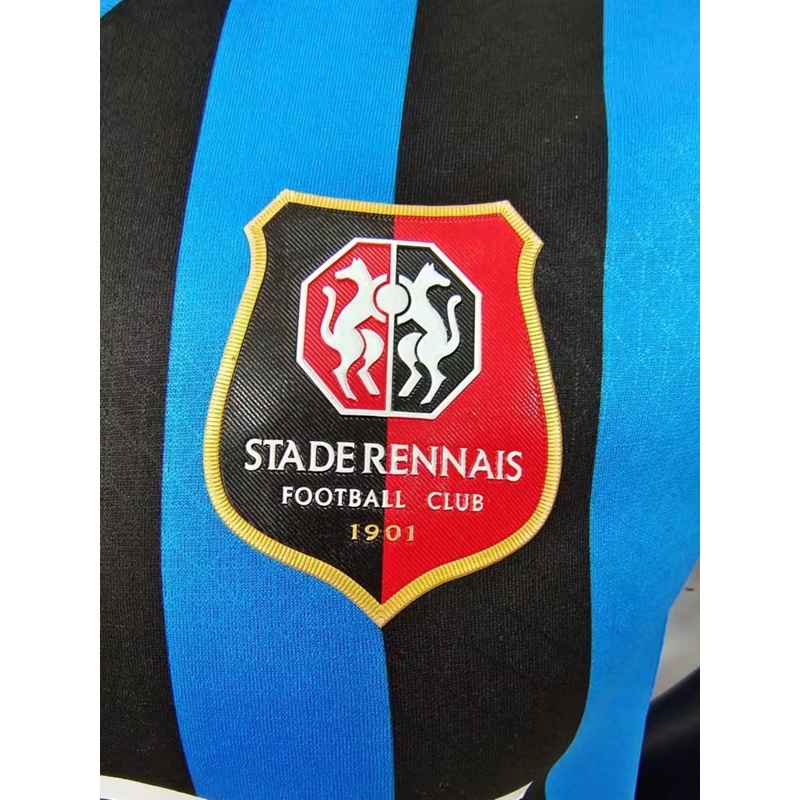 Áo Thun Thể Thao Tay Ngắn Phiên Bản Cầu Thủ Bóng Đá jersey S-XXL 2223 Rennes Hai Vị khách Màu Xanh Dương retro Nhanh Khô