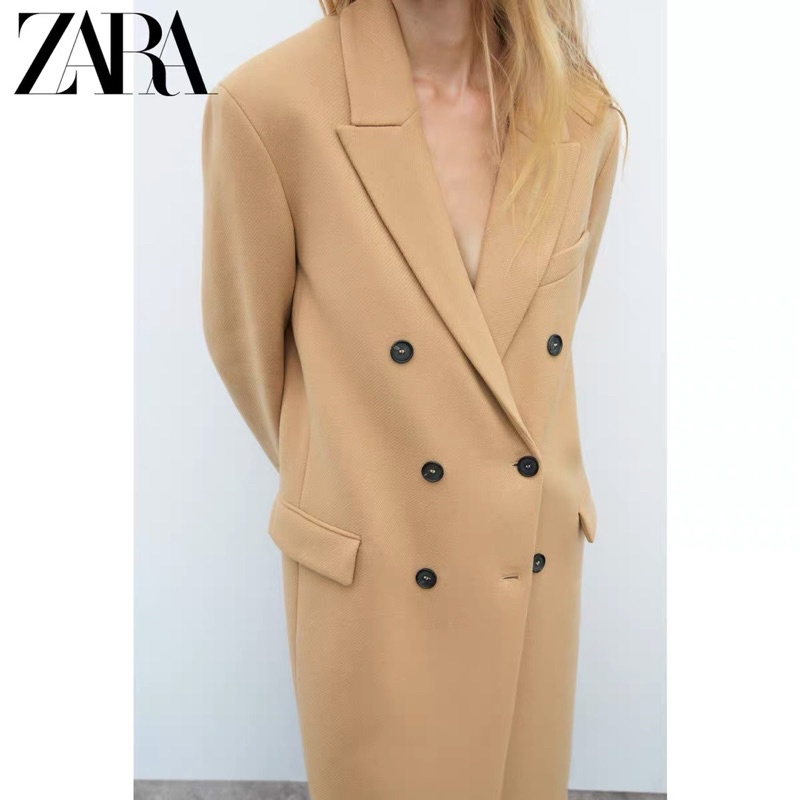 Order áo choàng ZARA xuất dư mùa đông mới của phụ nữ Áo khoác choàng dáng dài | BigBuy360 - bigbuy360.vn