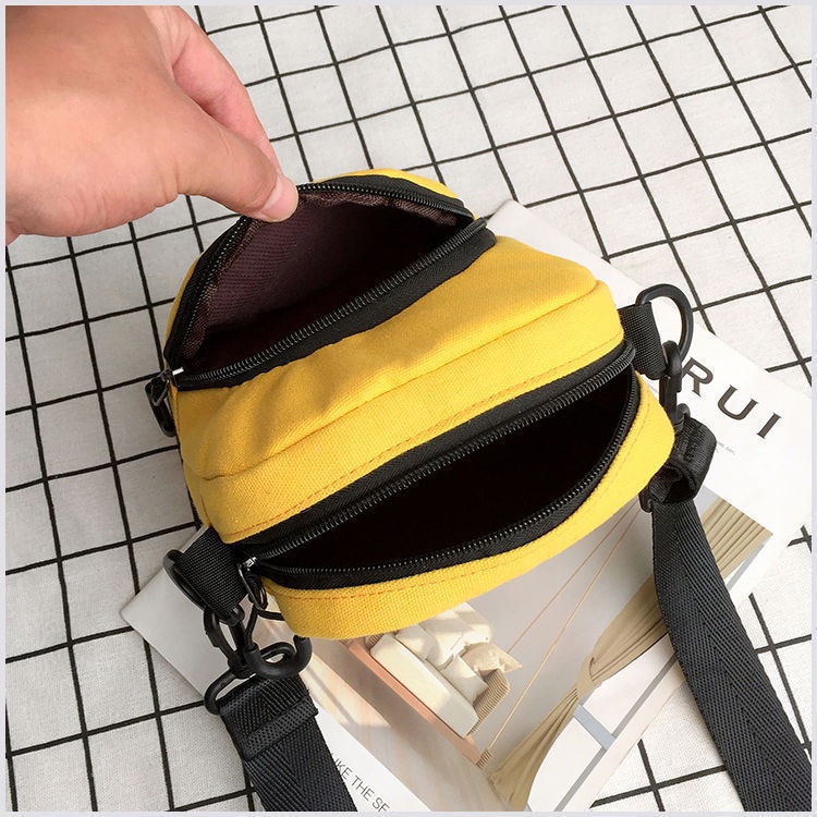 Túi Đeo Vai Mini Vải Canvas Phong Cách Phương Tây Thời Trang Mùa Hè Kiểu Mới Cho Nữ