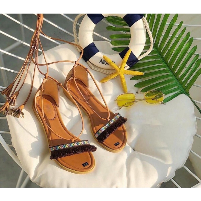 Sandal chiến binh quai thổ cẩm