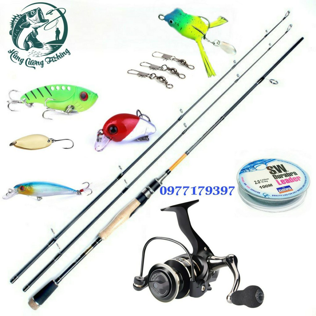 Bộ Combo Cần Câu Lure Máy Đứng Eagle Super_Đại Lý Đồ Câu Cá