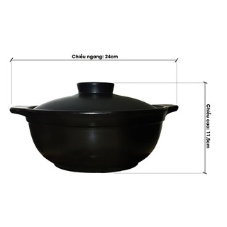 NỒI SỨ TRÁNG MEN NODACOOK 1.2L