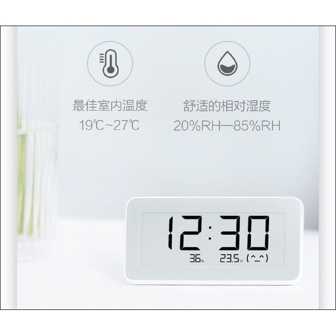Đồng hồ tích hợp nhiệt kế và ẩm kế Mijia Smart Digital Clock