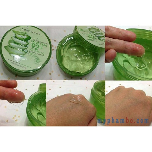 gel lô hội đa năng aloe vera nature republic 92 – Hàn quốc