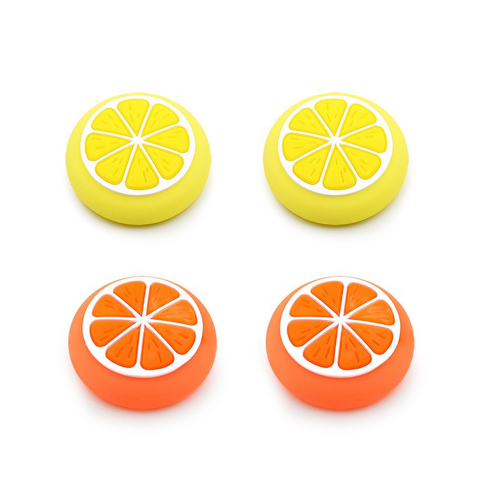 Lammcou Silicon Soft Fruit Shape Gaming Control Button Protector Cover compatible with Nintendo Switch / Lite