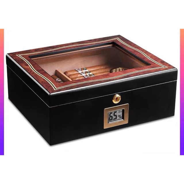 Hộp ủ cigar mẫu mới nhất, humidor