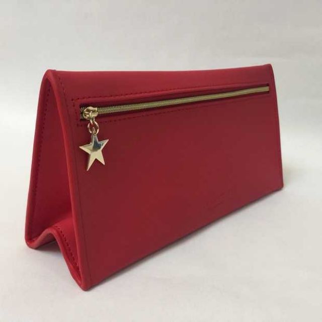 Túi mỹ phẩm G*venchy red pyramid pouch