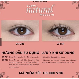 Mascara Lemonade SuperNatural 7.5g